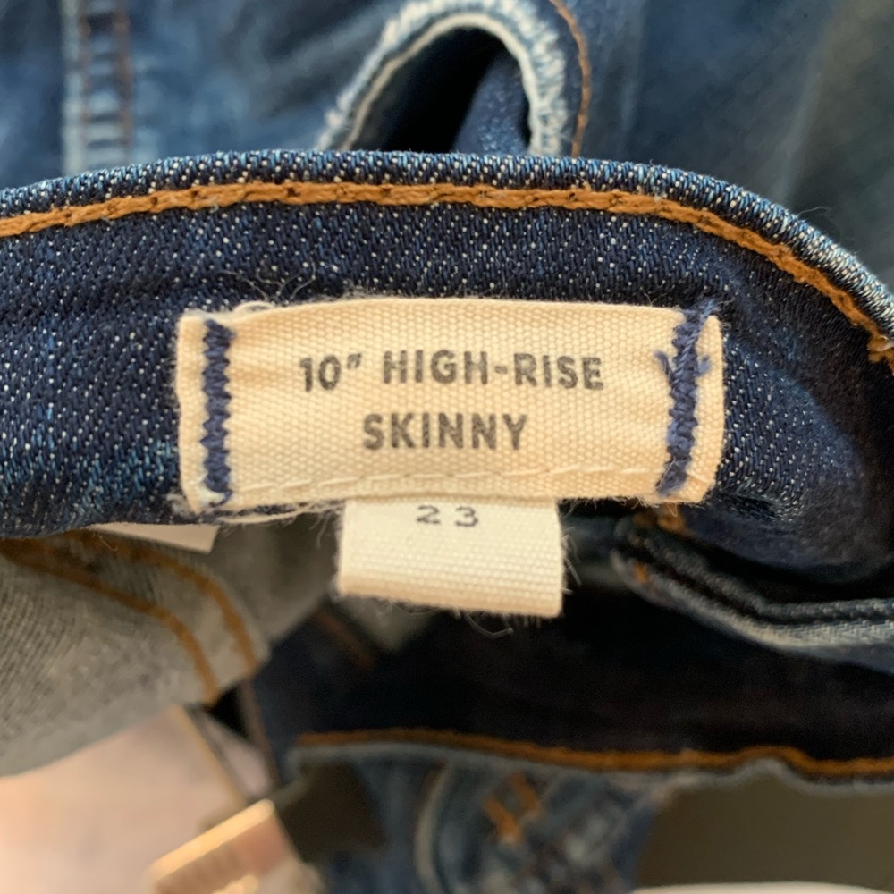 Madewell High Rise Skinny Ankle Jeans, 23 fits 24 - Picture 13 of 16